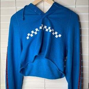 Blue LS hoodie